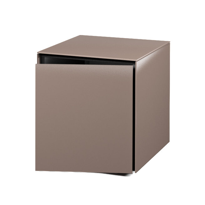 Varianto Grande Unfinished TV Stand for TVs up to 32", Black/Chocolate brown