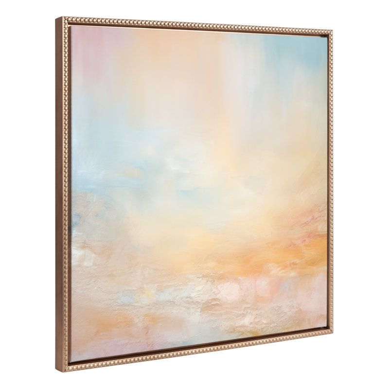 Art abstrait sur toile, paysage abstrait