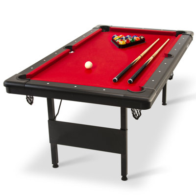 GoSports Mid-Size Billiards Game Table - Foldable Design
