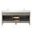 Meuble-lavabo double 72 po avec plateau en marbre-105310780-105310776