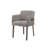 Castillo + Jordan - Modern Grey Fabric + Walnut Dining Set-267724151