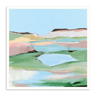 Lakeside by Brenda Meynell - Painting