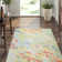 Reflections Abstract Handmade Tufted Green/Blue/Red Area Rug