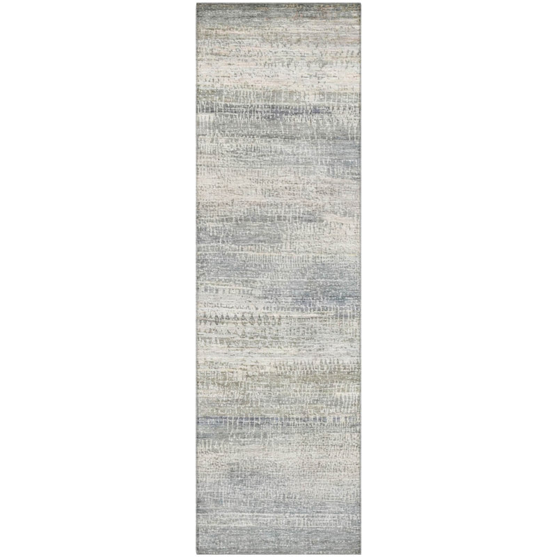 Premium Machine Washable Mayfield AMF2089 Abstract Rug, Linen, 9' x 12'