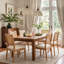 Chaises de salle à manger rembourrées avec accoudoirs et dossier ergonomiques Ellmira Farmhouse