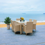Daxin 6 - Person Patio Dining Set with Rectangular Table