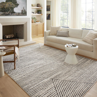 Anchise Striped Indoor Rug