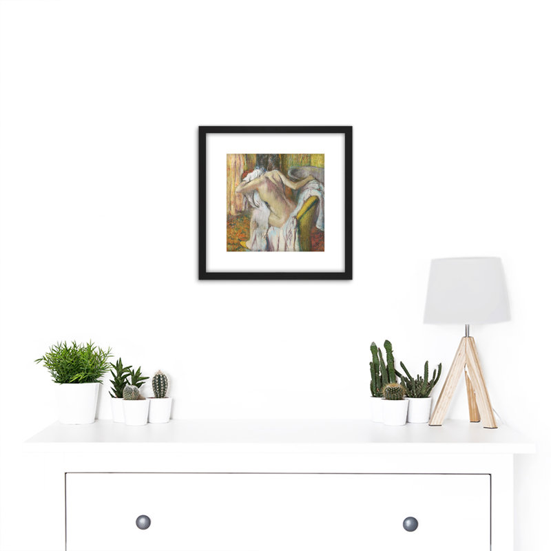 Degas After Bath Woman Drying Herself by Edgar Degas - Single Picture Frame Painting
