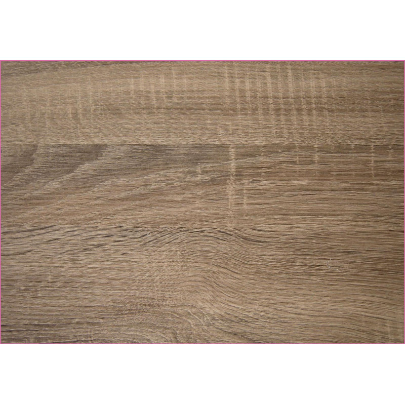 Bureaux, bureau d'ordinateur moderne 48 po avec huche de rangement, métal noir stratifié brun | Taupe foncé | Panneau de particules