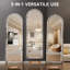 Miroir pleine longueur à DEL incrusté de cristal, miroir mural ou incliné, garantie de 3 ans-1023680274