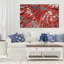 « red sky trees », reproduction d’impression sur toile tendue-29334162
