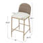 Ensemble de 2 tabourets de bar 29,5 po Farmhouse 29,5 po avec dossier en rotin-682537615