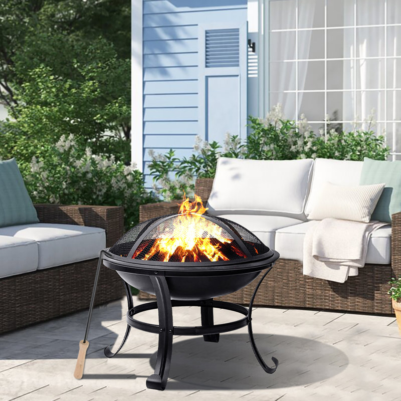 Noelia Round Wood Burning Smokeless Fire Pit