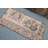 Vintage Handmade Small Turkish Antique Rug in Floral Bohemian Style for Oriental Floor Decor