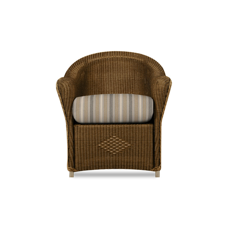 Reflections Outdoor Dining Armchair, Bark, Purveyor Pewter
