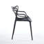 Ensemble de 4 chaises contemporaines transparentes pour la maison et le bureau-2077798977
