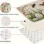 Oeufs de Pâques avec abeilles et papillons, 2 tapis de cuisine antidérapants