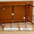 Retro Solid Boxwood Rectangular Dining Table-849977477