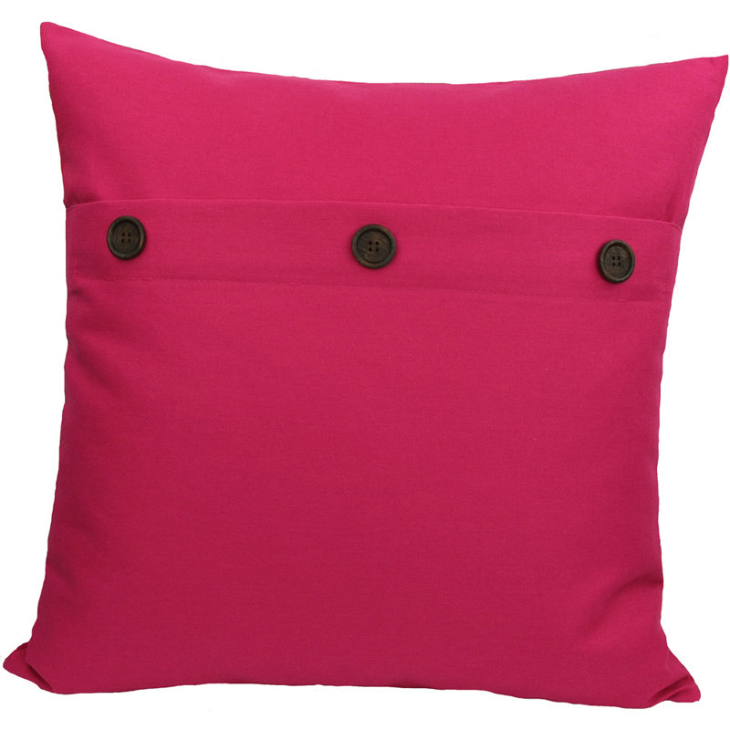 Coussin uni 20 po, Fuchsia