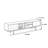 Open Storage TV Console w/ Pull-Out Drawers