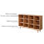 Armoire de rangement et bibliothèque basse réglables