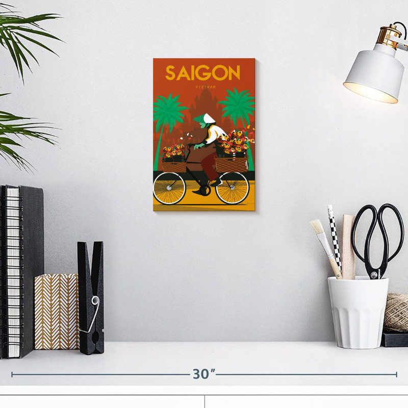 Aime Saïgon, H 12 po x l 8 po