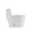 Kingsman Hardware 1.2 GPF Elongated Comfort Height Chair Height Floor Mounted One-Piece Toilet with Seat Included