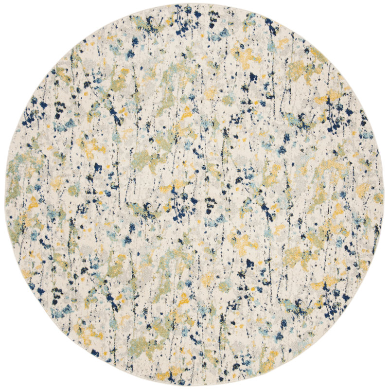 Faustina Performance Abstract Rug, Round 6'7"