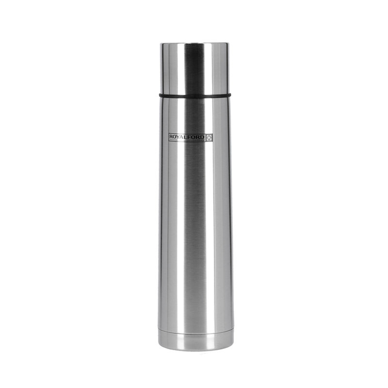 Royalford Stainless Steel Vacuum Water Bottle, 8.8cm H x 8.8cm W x 8.8cm D