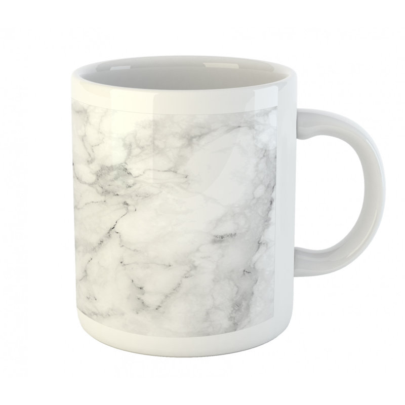Grande tasse à café marbre