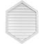 Vertical Peaked Surface Mount Signature Urethane Non-Functional Gable Vent 8/12 Pitch Primed Tan-101891148