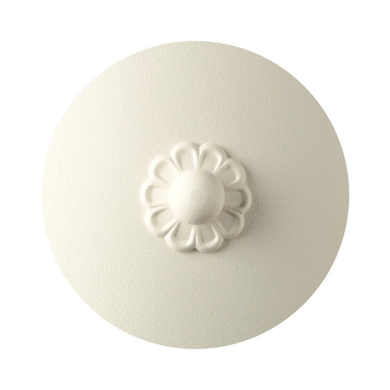 Sarella 3 - Light Flush Mount, White, Heritage Handcut Crystals