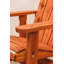 Fauteuil oscillant à hauteur de balcon Cedar Grove Adirondack avec table d'appoint assortie