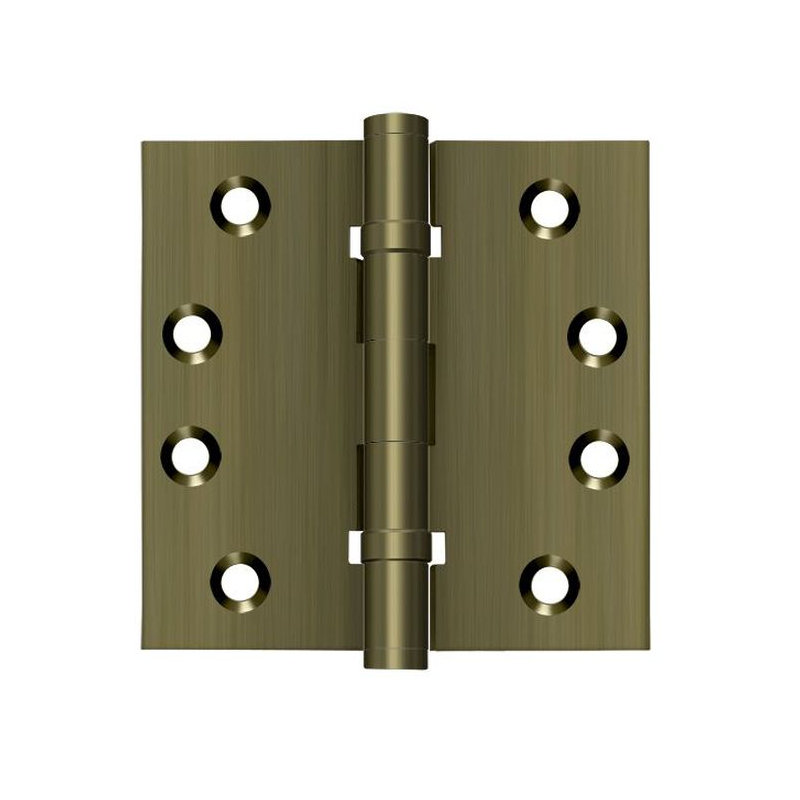 102'' x 102'' Butt Bearing Hinge, Antique Brass