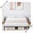 Bed Frame No Box Spring Needed, Heavy Duty Metal Platform Bed Frame, Black-1168613716-1151874356