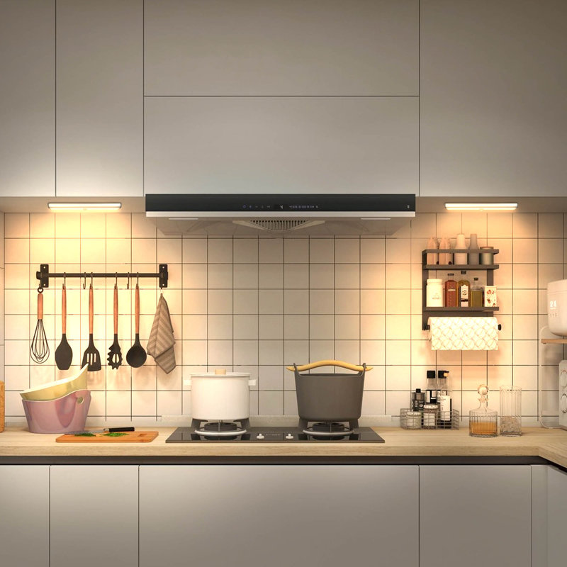 LEPOTEC 19cm LED 10 Light Under Cabinet Bar Light, 3000K Warm White
