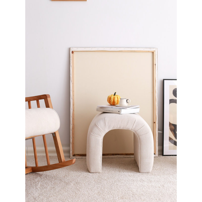 Pouf, Blanc