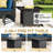 𝗡𝗼-𝗔𝘀𝘀𝗲𝗺𝗯𝗹𝘆 𝗖𝗵𝗮𝗶𝗿𝘀, 2-Person Patio Furniture Set Wicker Outdoor Sectional Seating Group Outside Conversation Sofa With Fire Pit-578084304-575346740-575346744
