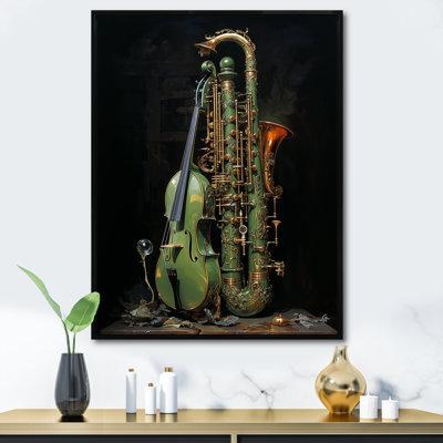 Basson Beauty Opulent Olive I sur toile