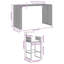 Ebern Designs Bar Set with Wicker/Rattan Frame