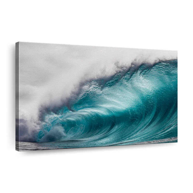 Impression sur toile Mammoth Wave, H 24 po x l 36 po x P 1,25 po