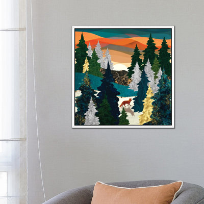 Amber Fox - Print on Canvas