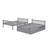 Rubber Wood Bunk Bed With Pull-Out Trundle, Convertible To Two Independent Beds-549930978