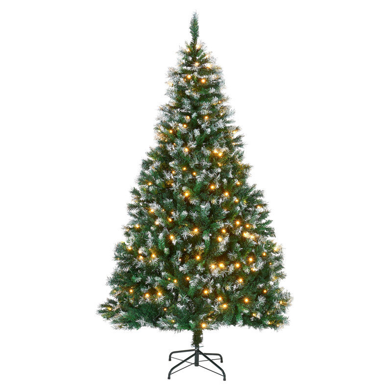 6.99' H Lighted Artificial Christmas Tree