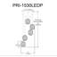 Luminaire suspendu DEL Peri, 5 lumières-107505134