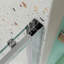 Large porte de douche coulissante avec verre trempé-113150700