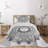 Puppy Eclectic Polyester Floral Coverlet-41895770