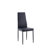 4 Dining In Pu Leather - Black, 16.5"x16"x39.71", Up To 280 Pounds Capacity 4 Chair Ensemble Leather, 280lb Weight-bearing