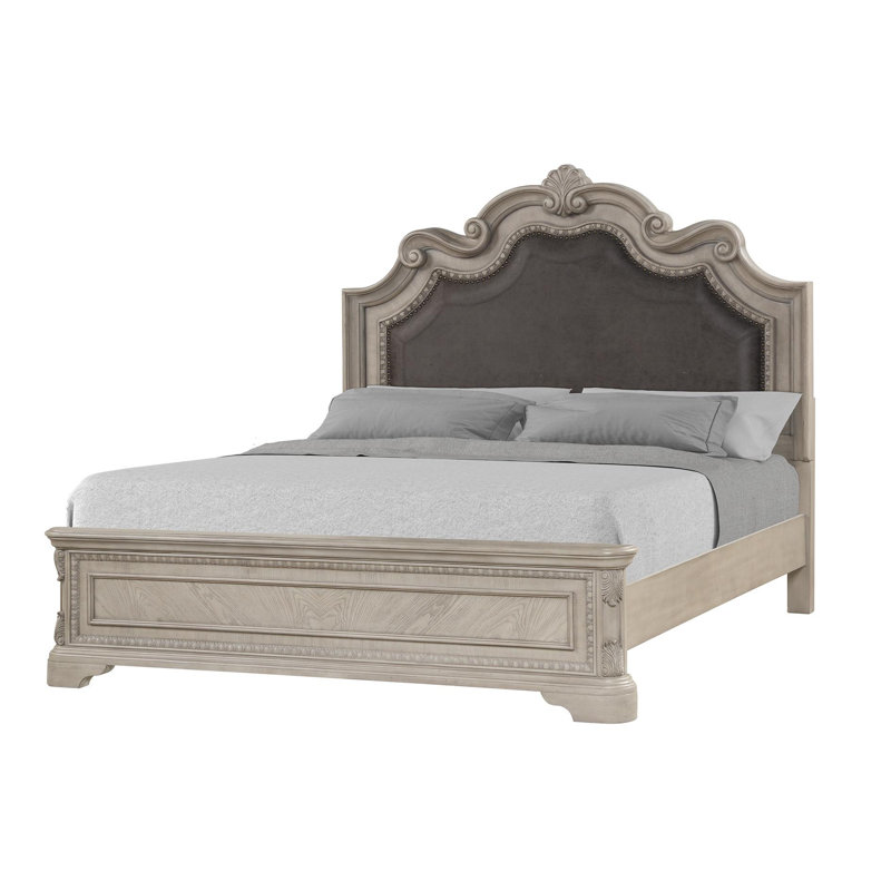 Gudino Upholstered Panel Bed, Queen