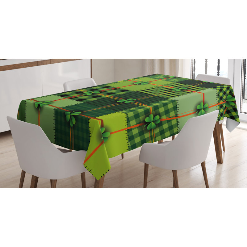 Irish Dining Room Kitchen Tablecloth, 90" L x 60" W